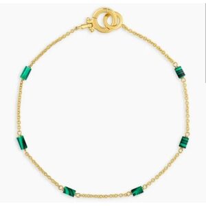 Gold and Green Bracelet